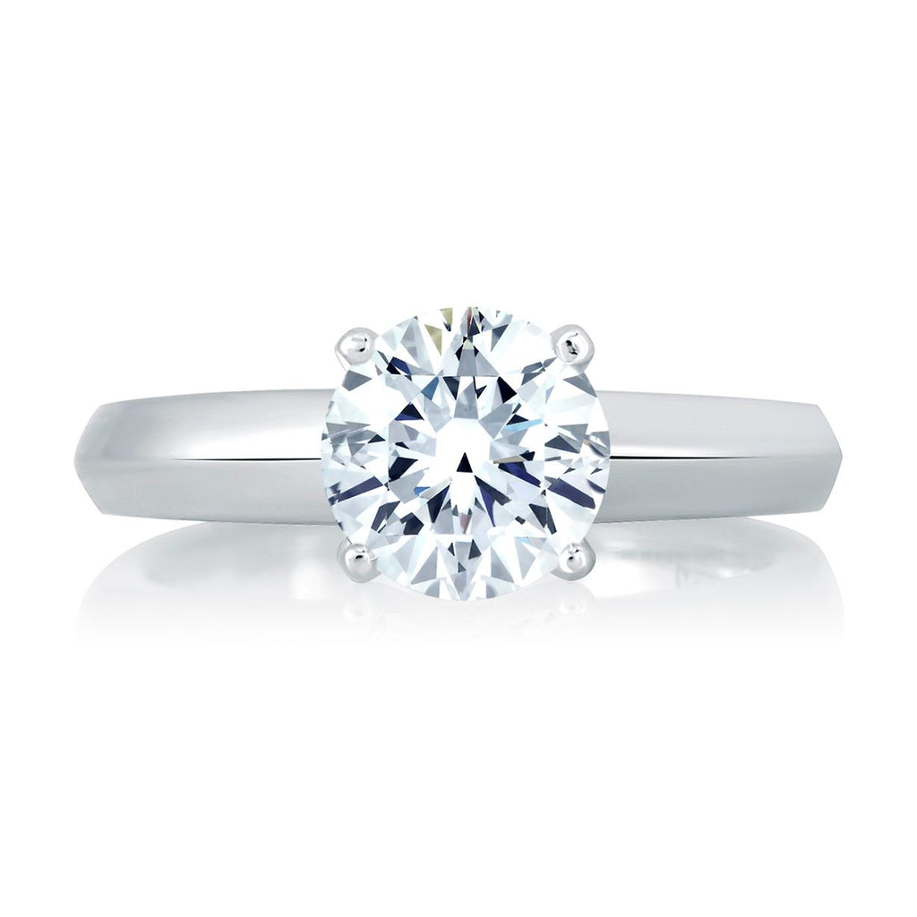 The Six Prong Solitaire Engagement Ring – AZZI Jewelers