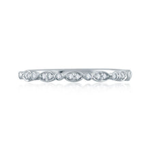 A.Jaffe Stackable Rings Marquise and Round Shape Diamond Stackable Half Circle Band WR1055/10