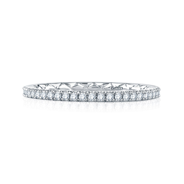 A.Jaffe Stackable Rings Delicate Quilted Anniversary Band WR1024Q/24