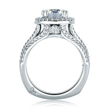 A.Jaffe Engagement Rings Round Halo Statement Engagement Ring MES268/289
