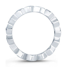 A.Jaffe Stackable Rings Bezel Set Princess Anniversary Ring WR0859/78