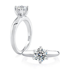 A.Jaffe Engagement Rings Classic 6 Prong Solitaire Engagement Ring ME1560/300