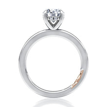 A.Jaffe Engagement Rings Classic Solitaire Round Center Diamond Engagment Ring MECRD2877BL/105