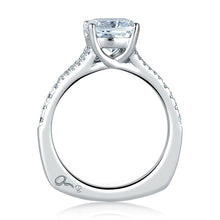 A.Jaffe Engagement Rings Classic Crossover Cushion Engagement Ring MES578/220