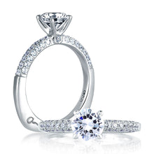A.Jaffe Engagement Rings Classic French Pave Top & Profile Ring MES307/151