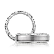 A.Jaffe Wedding Bands Modern Profile Channel Set Men's Diamond Band BB0131E-6/110