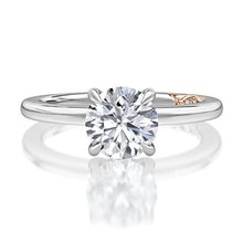 A.Jaffe Engagement Rings Classic Solitaire Round Center Diamond Engagment Ring MECRD2877BL/105