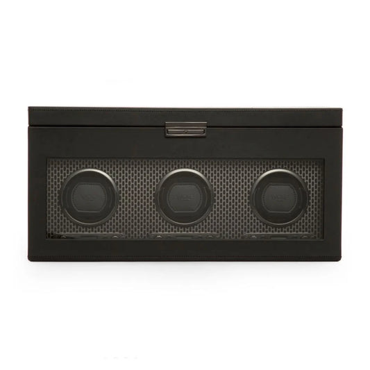 Wolf Axis Triple Watch Winder With Storage 469403