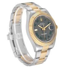 Rolex Datejust II 41 Wimbledon Dial 18k Yellow Gold & Steel Ref: 116333