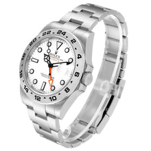 Rolex Explorer II 42 White Polar Dial Orange Hand Steel Mens Watch, Box Card 216570