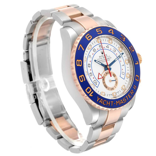 Rolex Yachtmaster II Steel & Rose Gold Mens Watch 116681