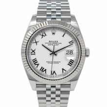 Rolex Datejust 41 White Roman Dial Jubilee Bracelet 126334