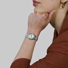 Rolex Lady DateJust Silver Motif Diamond Dial 179174