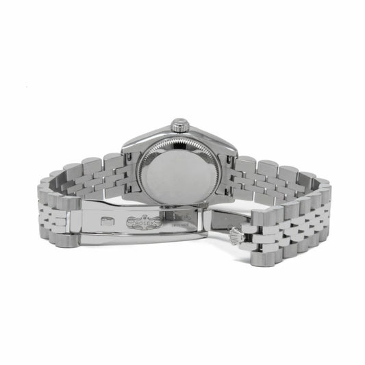 Rolex Lady DateJust Silver Motif Diamond Dial 179174