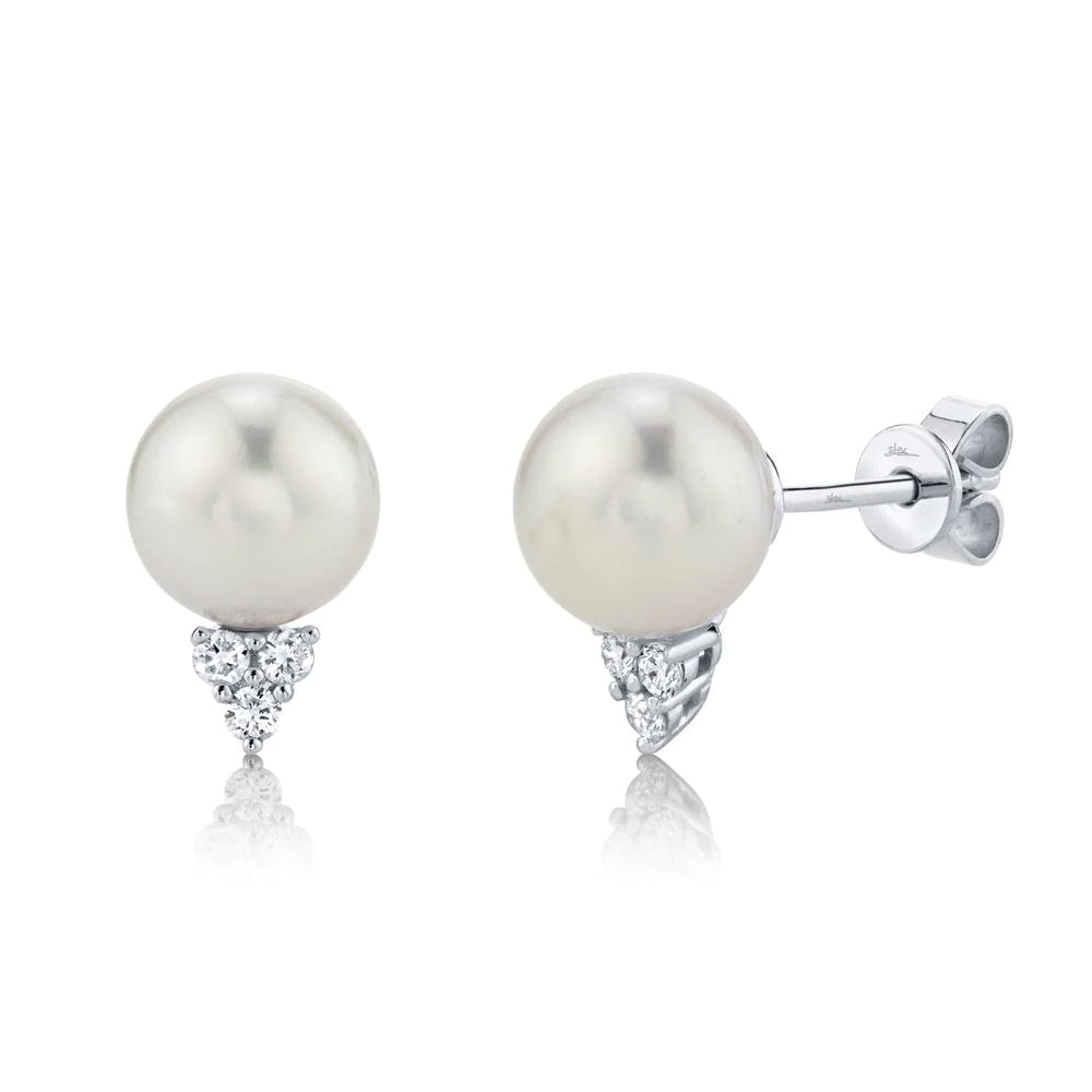Pearl & Diamond Earrings 4690120