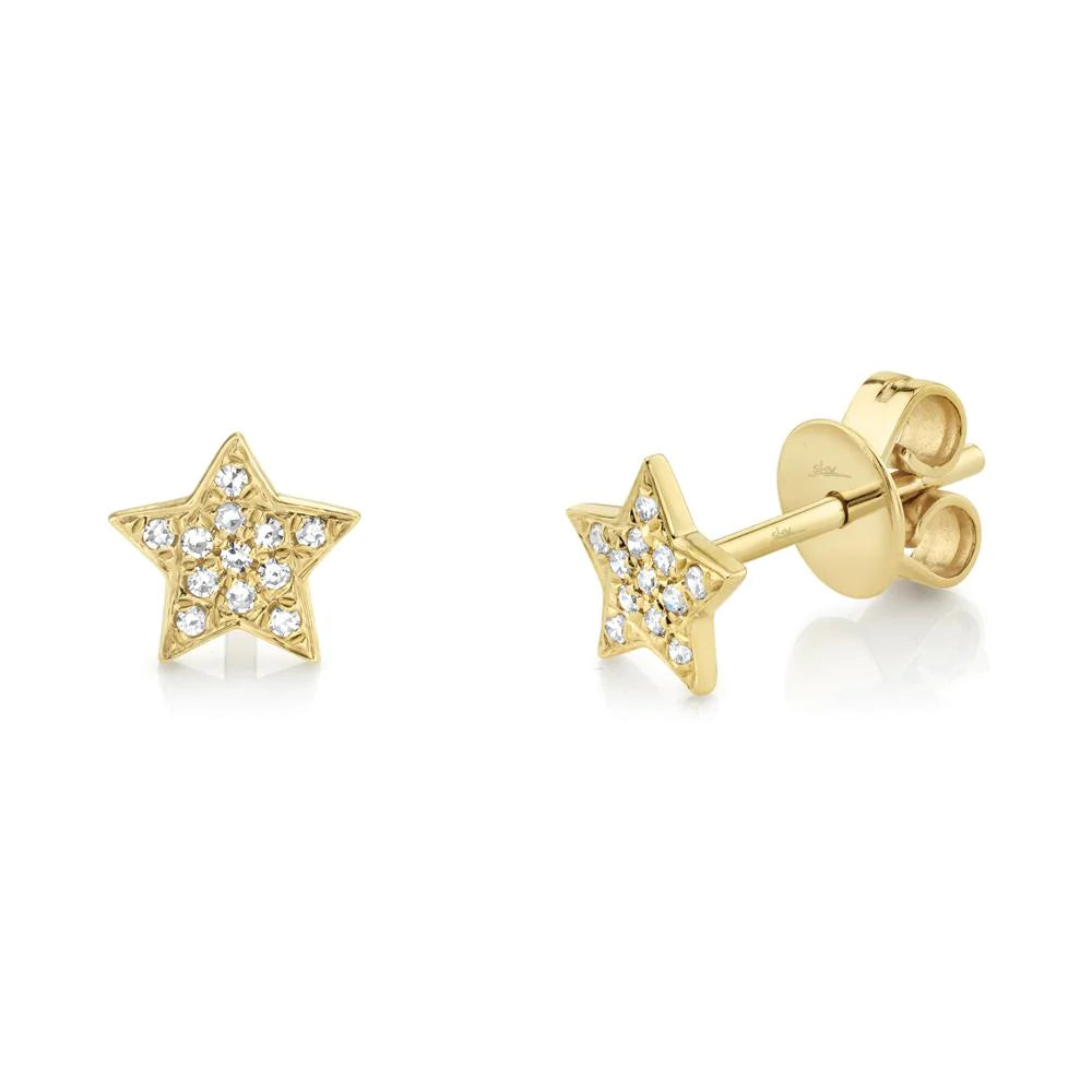 Diamond Star Earrings 4690112
