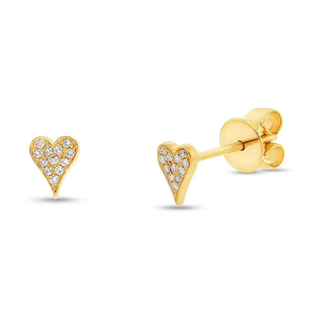Diamond Heart Earrings 4690124