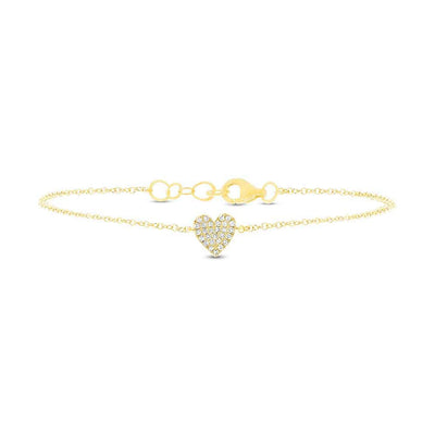 Diamond Heart Bracelet 4690122