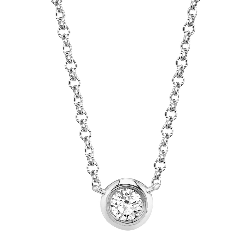 Single Diamond Necklace 4690118