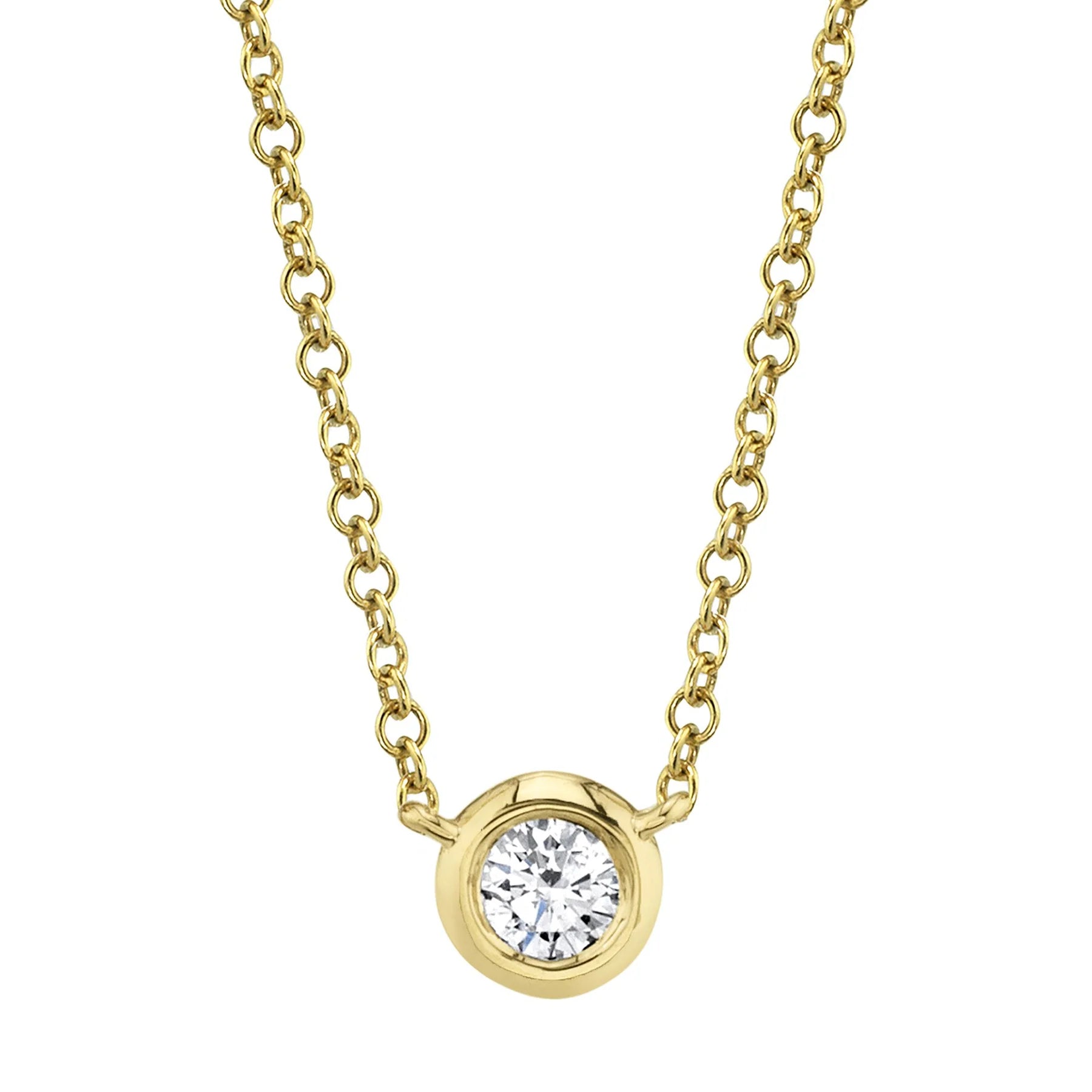 Diamond Solitaire Necklace 4690116