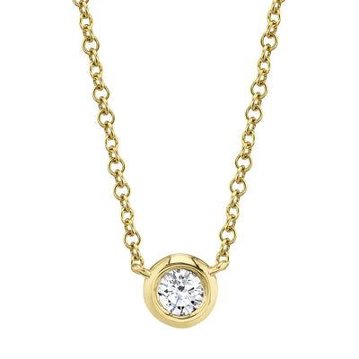 Diamond Solitaire Necklace 4690116