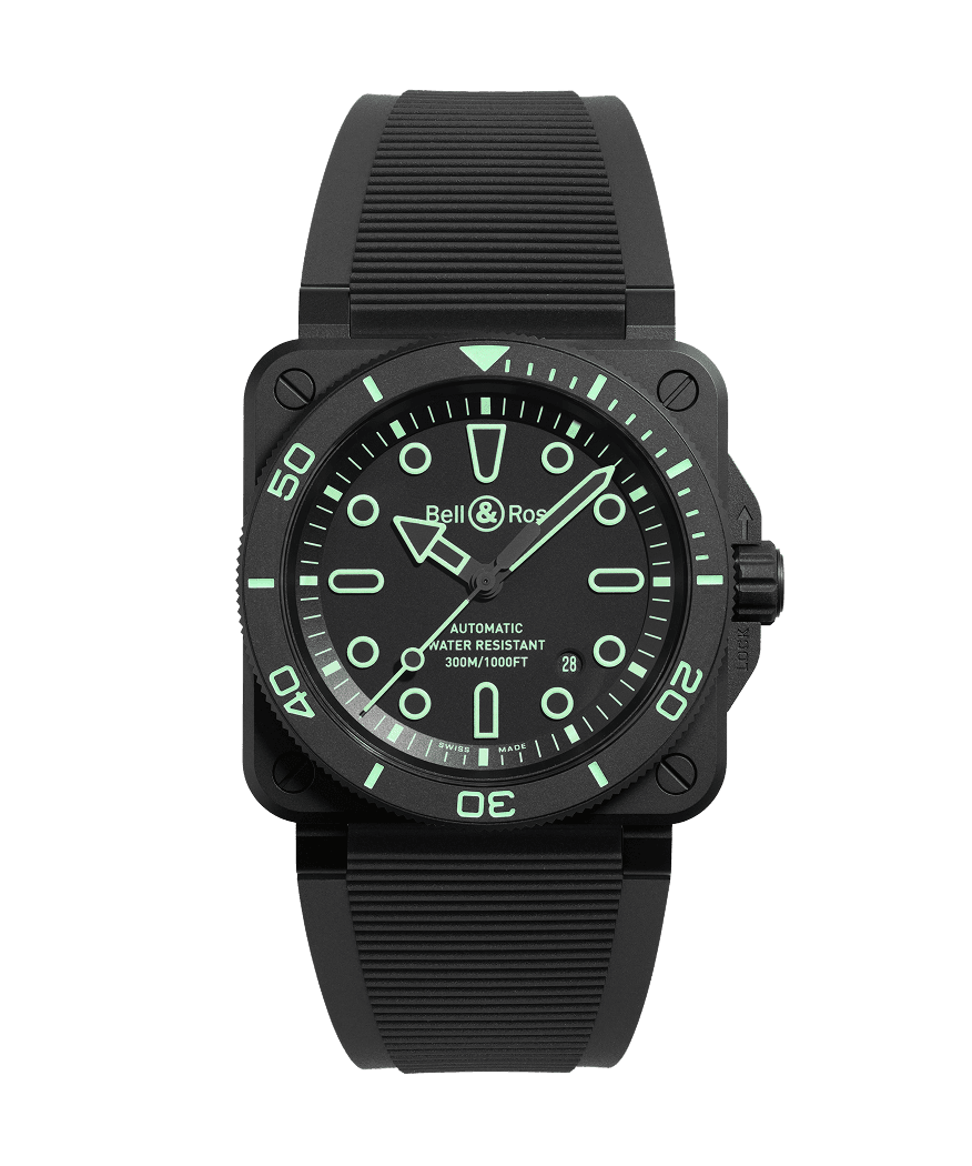 Bell & Ross BR-03 Diver Lum Outline 42 MM BR05A-S-GR-ST/SST