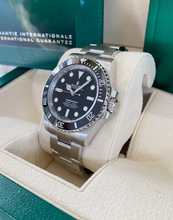 Rolex Submariner 41mm No Date Stainless Steel Black Dial Black Bezel 124060