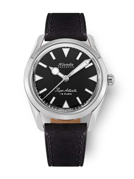 Nivada Super Antarctic 35Mm - Black White Luminova 35014M17