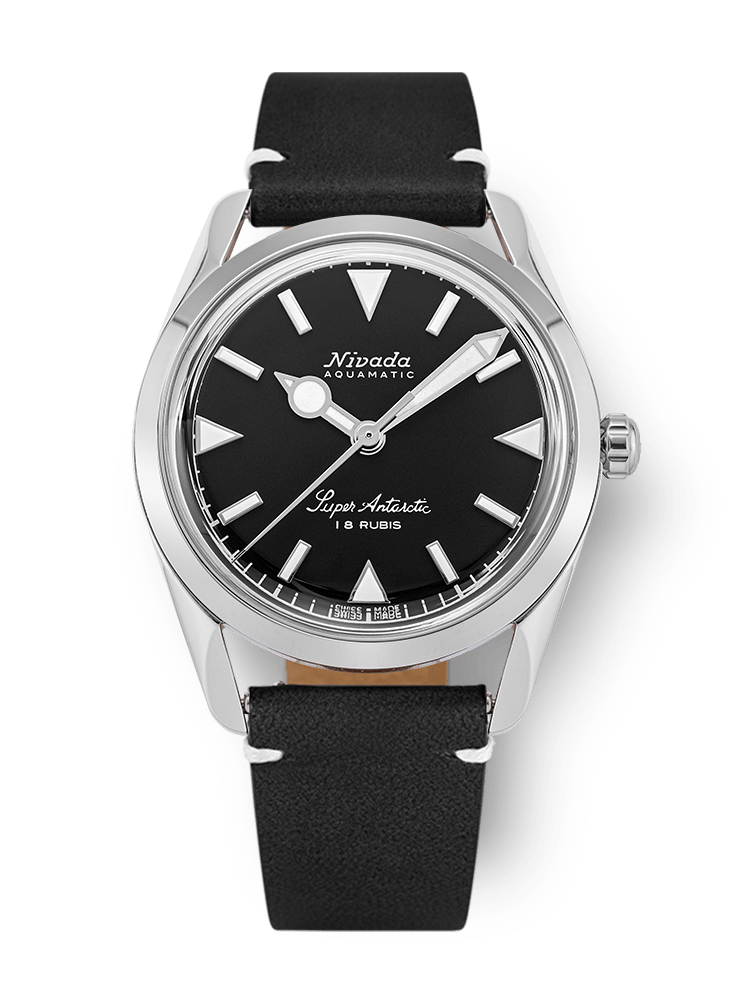Nivada Super Antarctic 35Mm - Black White Luminova 35014M15