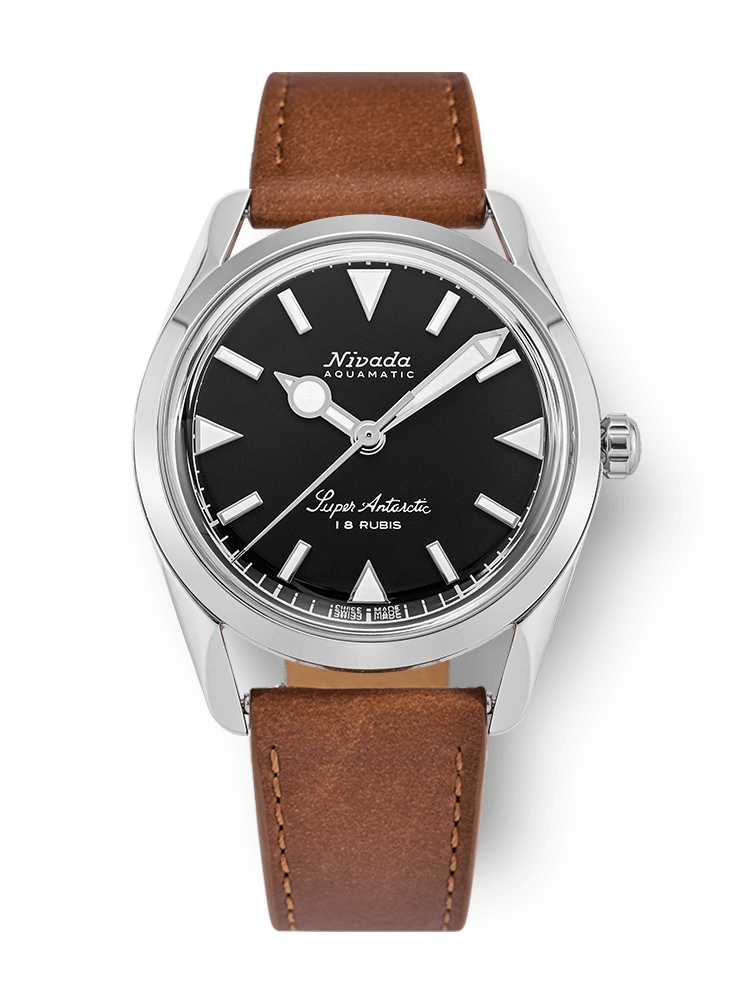 Nivada Super Antarctic 35Mm - Black White Luminova 35014M16