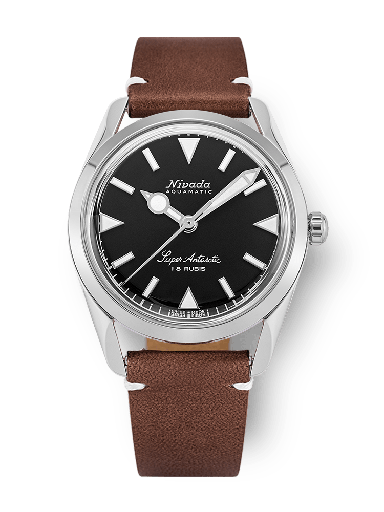 Nivada Super Antarctic 35Mm - Black White Luminova 35014M14