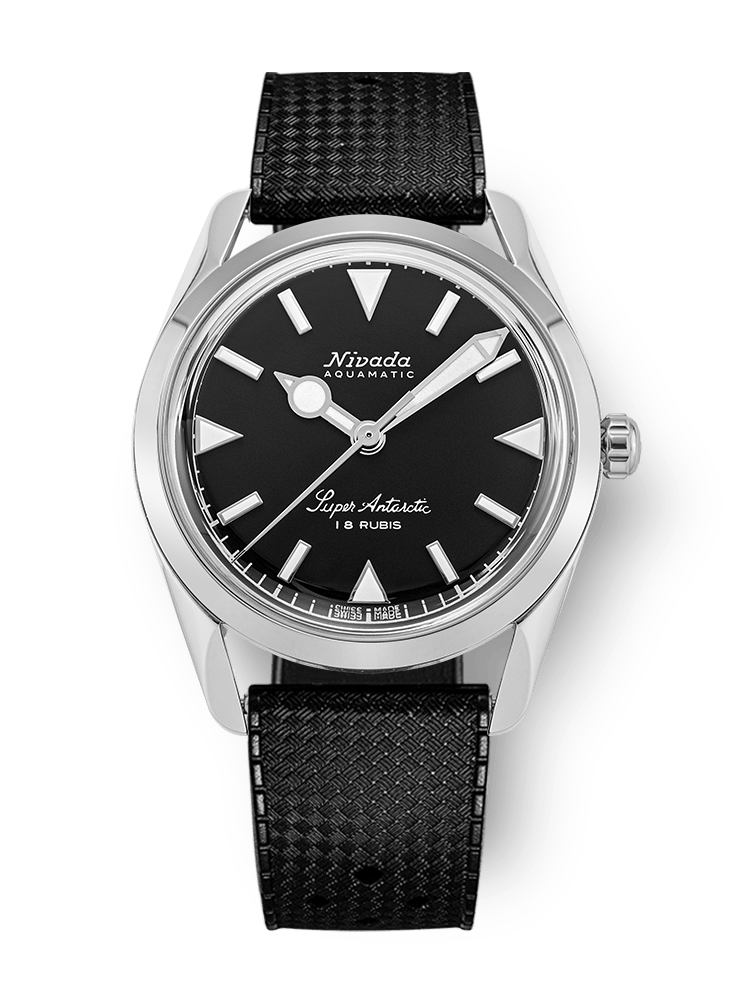 Nivada Super Antarctic 35Mm - Black White Luminova 35014M01
