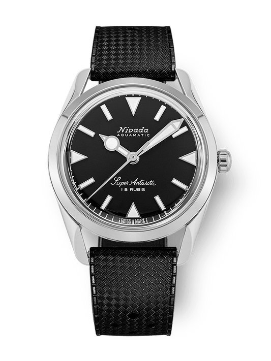 Nivada Super Antarctic 35Mm - Black White Luminova 35014M01