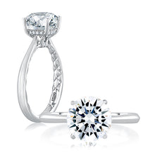 A.Jaffe Engagement Rings Solitaire Engagement Ring with Surprise Diamonds ME2211Q/207
