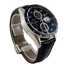 Tag-Heuer Carrera Calibre 16 43MM Day-Date Black Leather strap