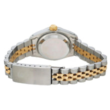 Rolex Datejust 26MM Champagne Dial Yellow Gold Fluted Bezel Two Tone Watch 6917