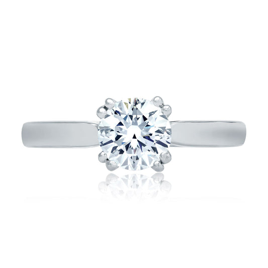 A.Jaffe Engagement Rings Double Prong Solitaire Diamond Engagement Ring ME1604Q/00