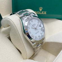 Rolex DateJust 41mm White Roman Dial 126300