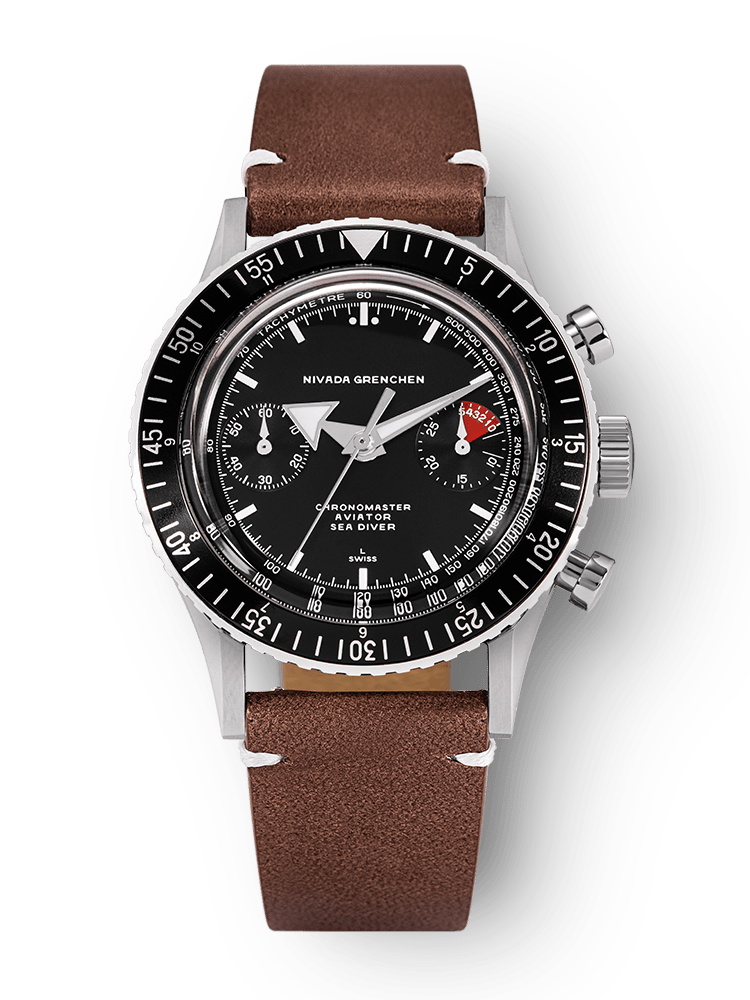 Nivada White Broad Arrow Inter.Bezel - Manual 86009WM02LC