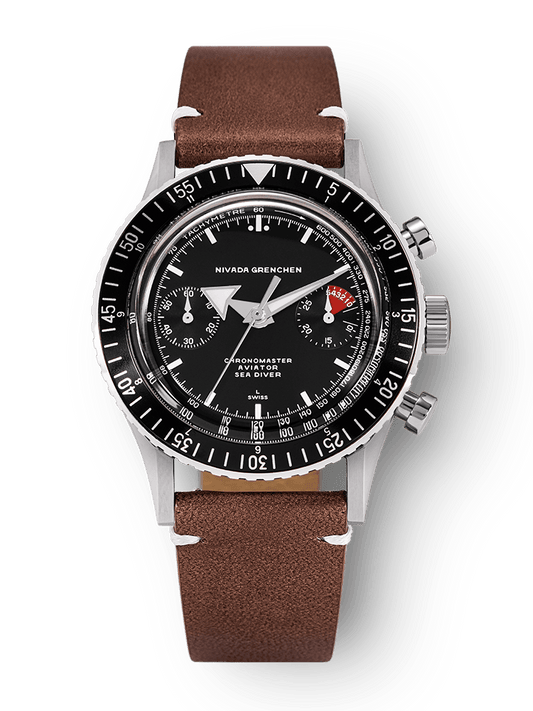 Nivada White Broad Arrow Inter.Bezel - Manual 86009WM02LC