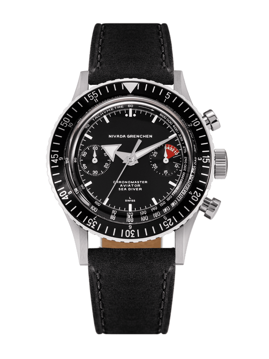 Nivada White Broad Arrow Inter.Bezel - Manual 86007WM03LC
