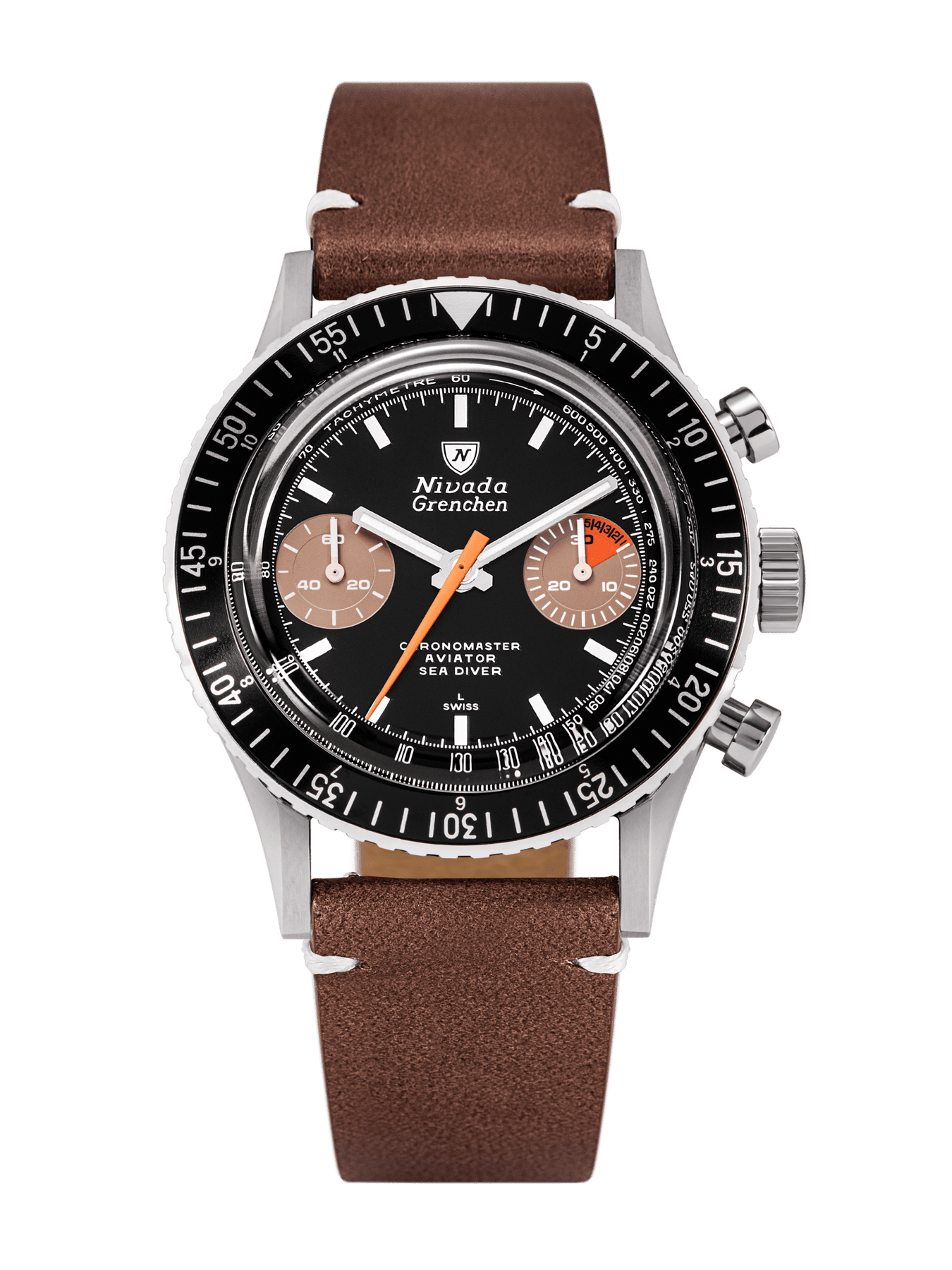 Nivada White Orange Boy Inter.Bezel - Manual 86012WM02LC