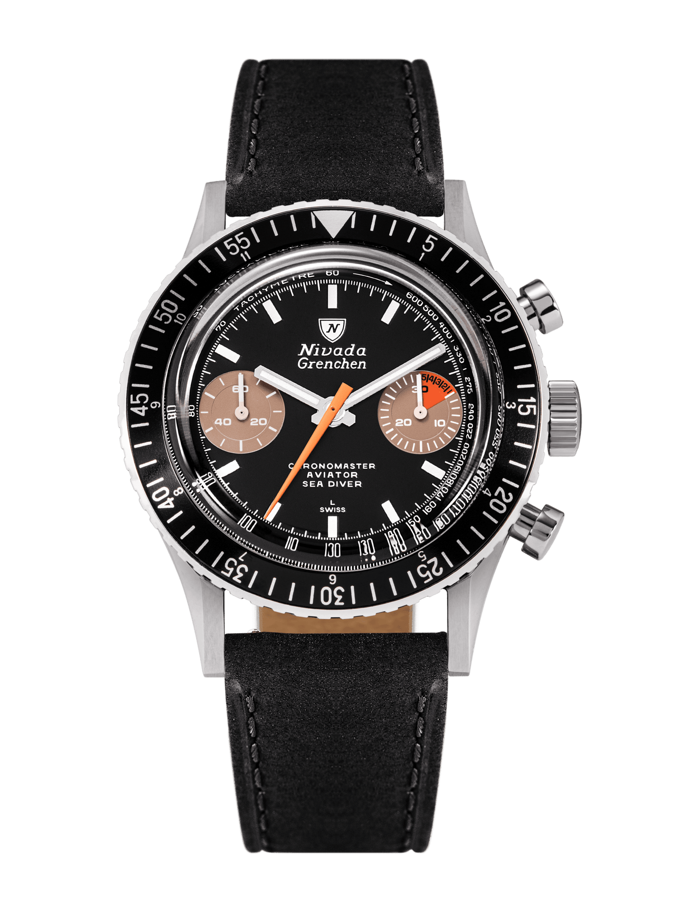 Nivada White Orange Boy Inter.Bezel - Manual 86012WM03LC