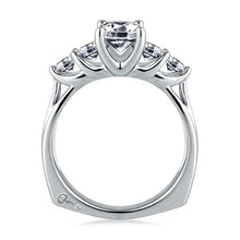 A.Jaffe Engagement Rings Five Stone Trellis Set Engagement Ring MES030/160